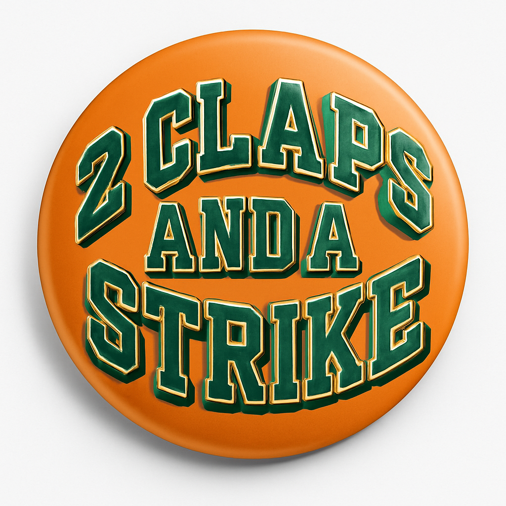 2 Claps and a Strike Button (2.25”)