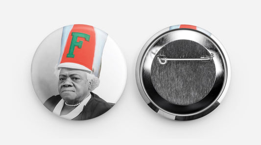 Dr. Mary in Her Rattler Era Button (2.25”)